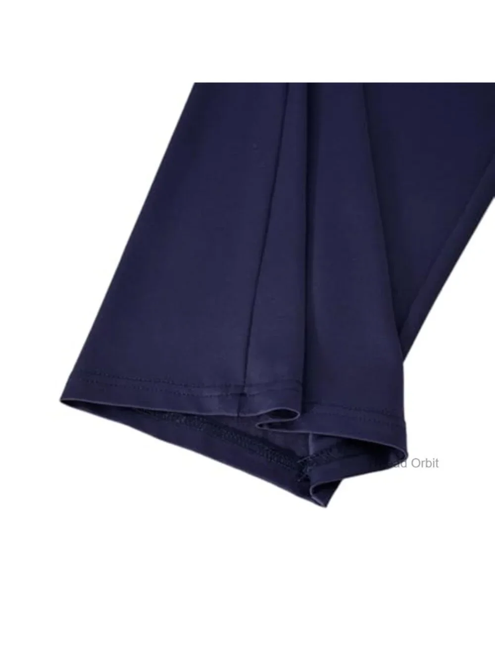 2-Piece Tween Girls Pants Set Contrast Foldover Elastic Waist Wide Leg